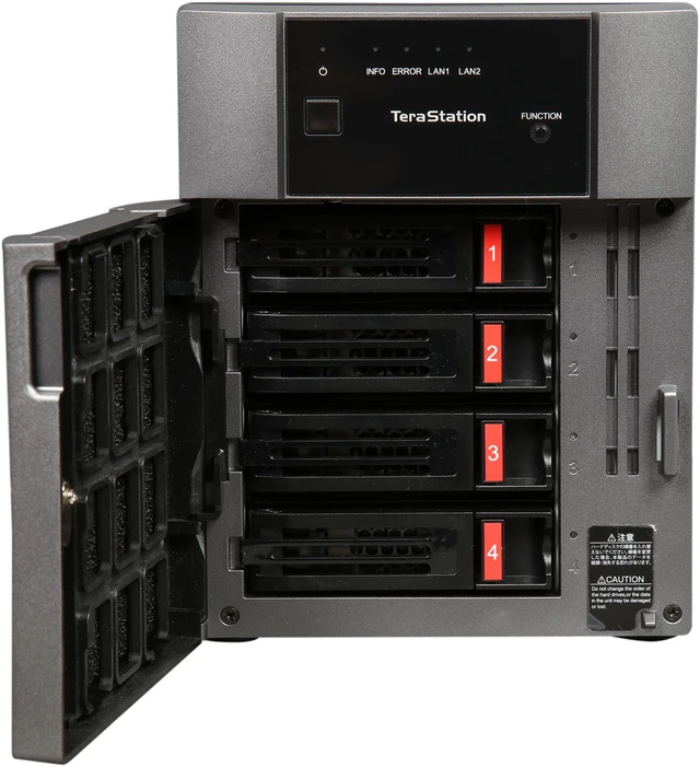 Alt view image 5 of 10 - Buffalo TeraStation 3410DN Desktop 12 TB NAS Hard Drives Included