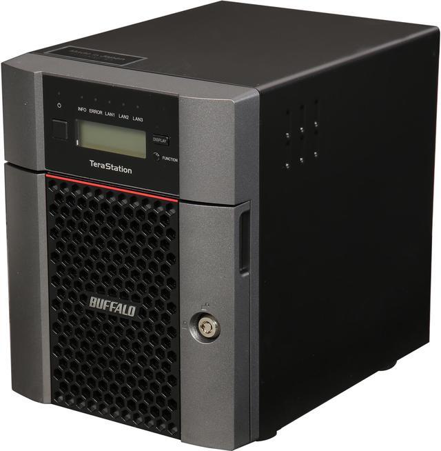 Alt view image 4 of 9 - Buffalo TeraStation 5410DN Desktop 16TB NAS Hard Drives Included