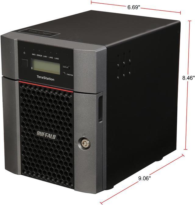 Alt view image 5 of 9 - Buffalo TeraStation 5410DN Desktop 16TB NAS Hard Drives Included
