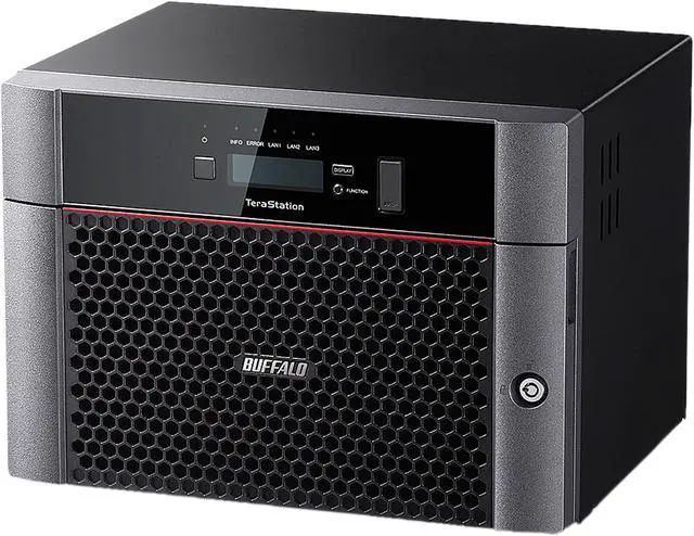 Alt view image 3 of 10 - Buffalo TeraStation 5810DN Desktop 64TB NAS Hard Drives Included