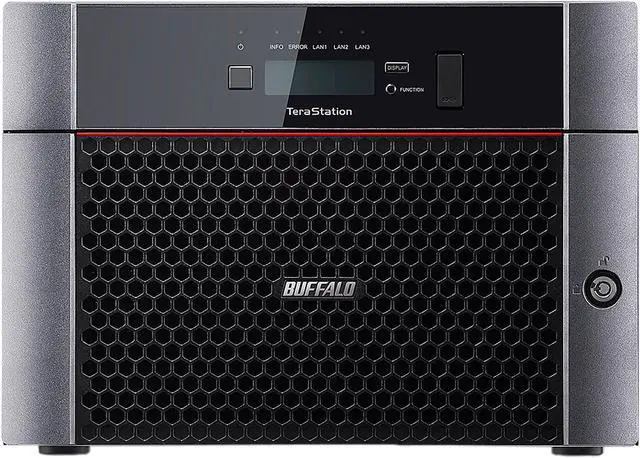 Alt view image 5 of 10 - Buffalo TeraStation 5810DN Desktop 64TB NAS Hard Drives Included