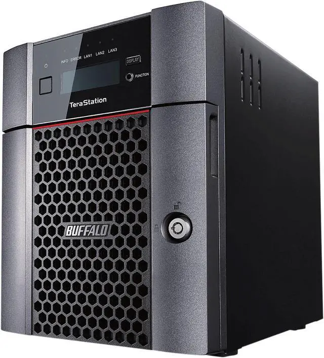 Alt view image 2 of 3 - Buffalo TeraStation 5410DN Desktop 4 TB NAS Hard Drives Included (2 x 2TB, 4 bay)