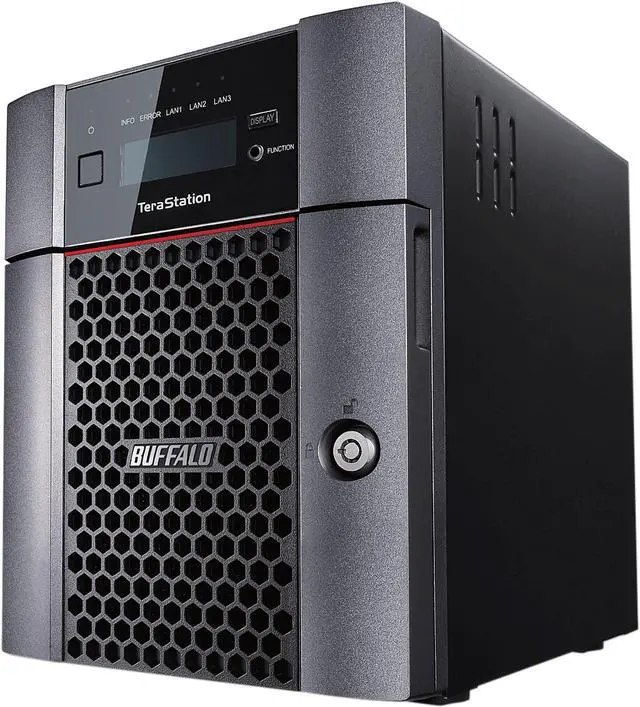 Alt view image 2 of 3 - Buffalo TeraStation 5410DN Desktop 8 TB NAS Hard Drives Included (2 x 4TB, 4 bay)