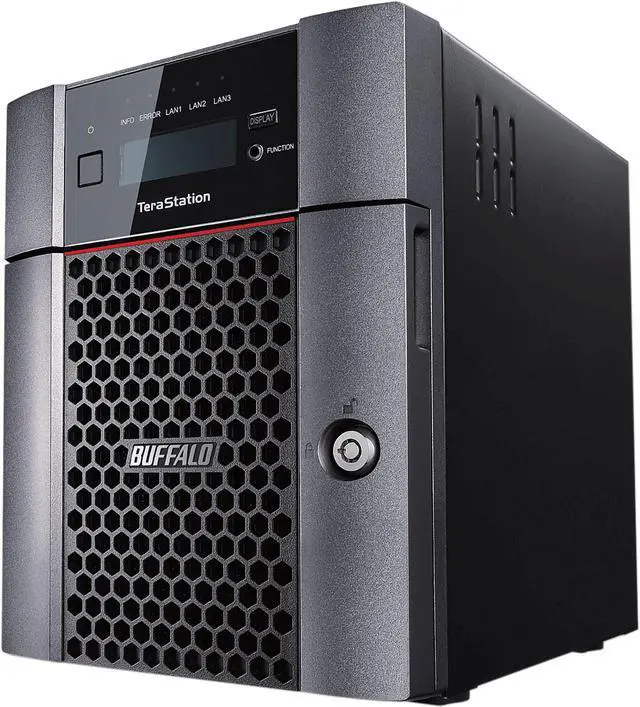 Alt view image 2 of 3 - Buffalo TeraStation 5410DN Desktop 16TB NAS Hard Drives Included (2 x 8TB, 4-bay)