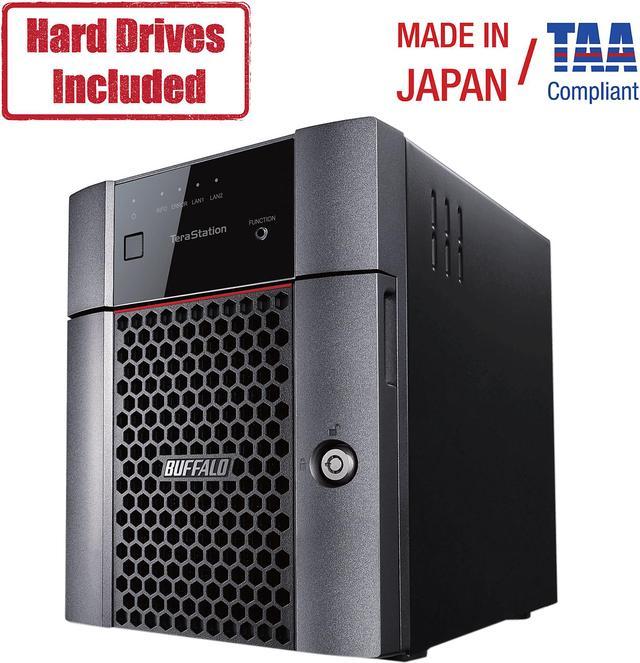 Buffalo TeraStation 3410DN Desktop 8TB NAS Hard Drives Included (2 x 4TB, 4  bay)