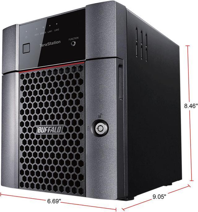 Buffalo TeraStation 3410DN Desktop 8TB NAS Hard Drives Included (2 x 4TB, 4  bay) - Newegg.com