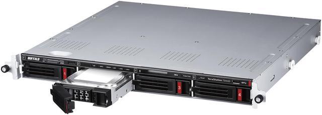 Alt view image 4 of 8 - BUFFALO TeraStation TS51220RH4804 4-Bay NAS 48TB (4x12TB) with Enterprise-Grade Hard Drives Included Rackmount Network Attached Storage
