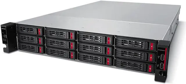 Alt view image 4 of 8 - BUFFALO TeraStation TS51220RH8004 4-Bay NAS 80TB (4x20TB) with Enterprise-Grade Hard Drives Included Rackmount Network Attached Storage