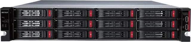 Alt view image 3 of 4 - BUFFALO TeraStation TS71210RH3204 4-Bay NAS 32TB (4x8TB) with Enterprise-Grade Hard Drives Included Rackmount Network Attached Storage