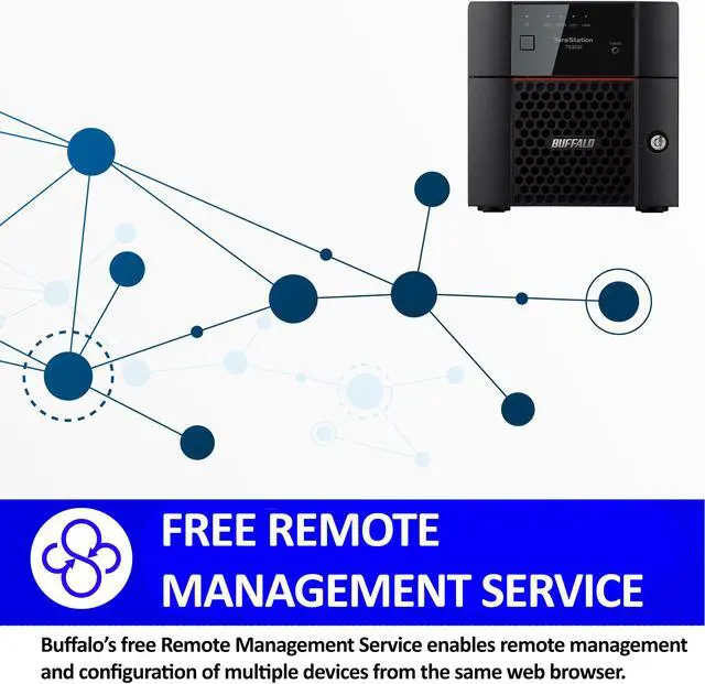 Alt view image 6 of 9 - BUFFALO TS3230DN1602 16TB (2 x 8TB) Network Storage
