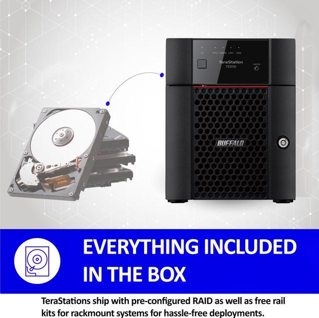 Alt view image 2 of 9 - BUFFALO TS3430DN1604 16TB (4 x 4TB) Network Storage
