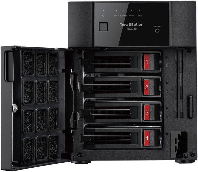 Alt view image 7 of 9 - BUFFALO TS3430DN1604 16TB (4 x 4TB) Network Storage