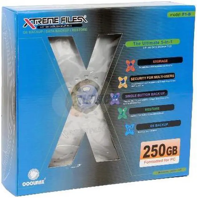 Main image of COOLMAX F1-B - SERIES 250GB USB 2.0 3.5" External Hard Drive F1-B250