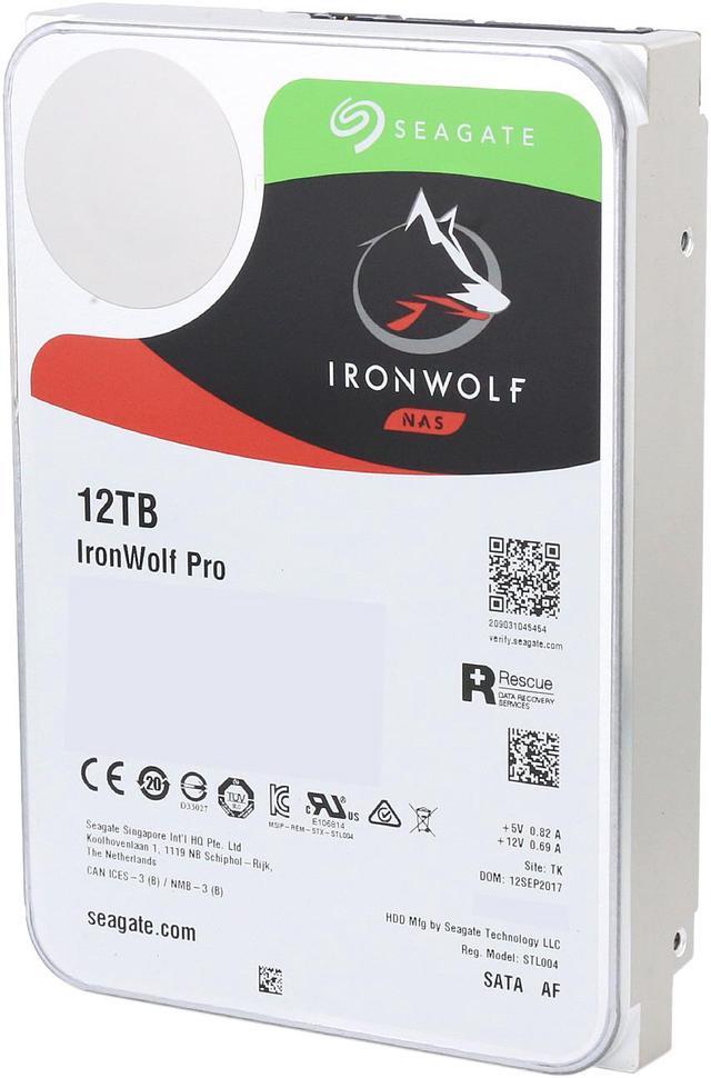 IronWolf Pro 18TB SATA III 3.5 Internal NAS Hard Drive, 7200 RPM