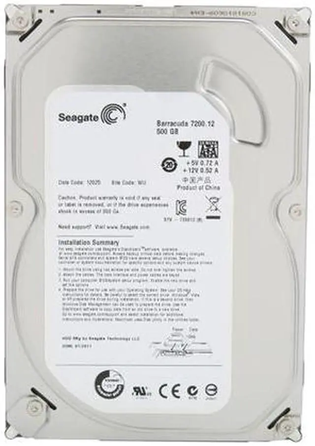 Alt view image 2 of 4 - Seagate BarraCuda ST500DM002-20PK 500GB 7200 RPM 16MB Cache SATA 6.0Gb/s 3.5" Internal Hard Drive 20 Pack Bare Drive