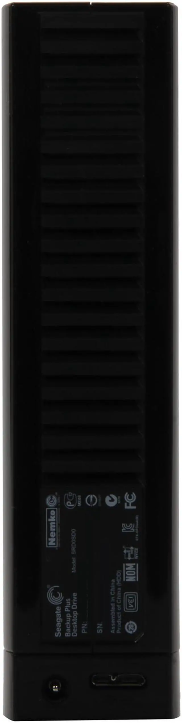 Alt view image 4 of 5 - Seagate Backup Plus 3TB USB 3.0 3.5" Desktop Hard Drive STCA3000101 Black