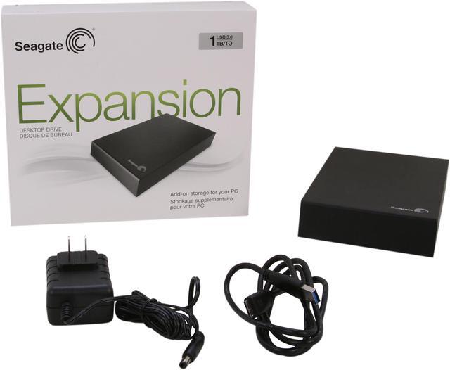 Alt view image 5 of 5 - Seagate Expansion 1TB USB 3.0 3.5" Desktop External Hard Drive STBV1000100 Black