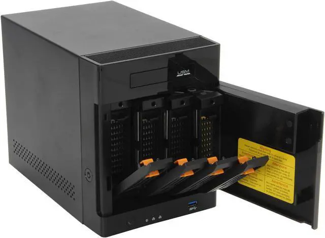 Alt view image 5 of 6 - Seagate STBP100 Diskless System Business Storage 4-Bay NAS