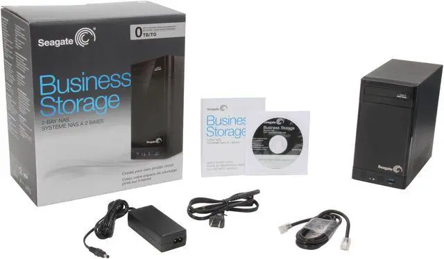 Alt view image 6 of 6 - Seagate Business Storage 2-Bay Diskless NAS (STBN100)