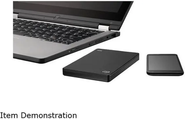 Alt view image 4 of 5 - Seagate Backup Plus Slim 2TB USB 3.0 Portable External Hard Drive - STDR2000100 (Black)