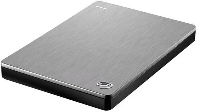 Alt view image 2 of 5 - Seagate Backup Plus Slim 2TB USB 3.0 Portable External Hard Drive - STDR2000101 (Silver)
