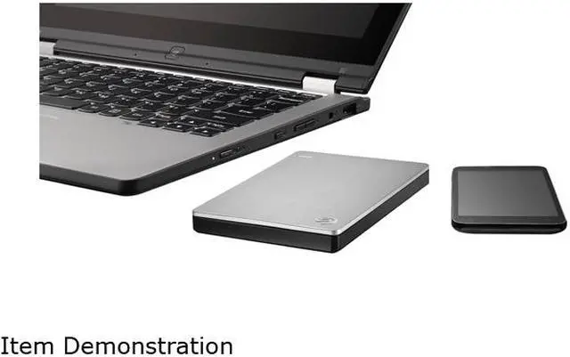 Alt view image 4 of 5 - Seagate Backup Plus Slim 2TB USB 3.0 Portable External Hard Drive - STDR2000101 (Silver)