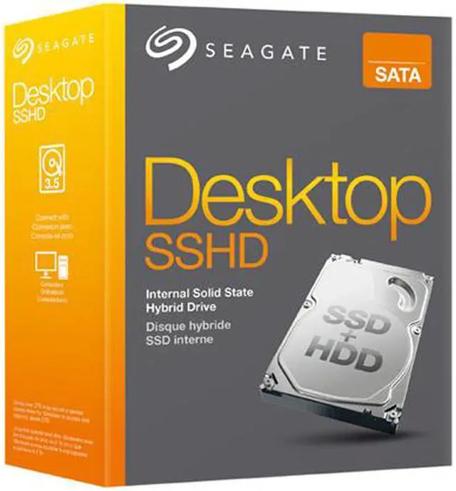Main image of Seagate Hybrid Drives STCL4000400 4TB MLC/8GB SATA 6.0Gb/s NCQ Desktop SSHD- Retail Kit