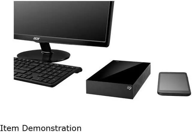 Alt view image 4 of 5 - Seagate Backup Plus 2TB Desktop External Hard Drive with 200GB of Cloud Storage & Mobile Device Backup USB 3.0 - STDT2000100 (Black)