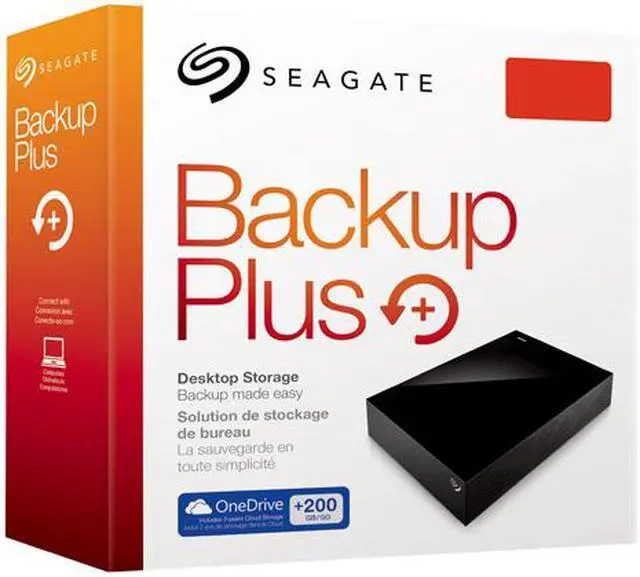 Alt view image 5 of 5 - Seagate Backup Plus 2TB Desktop External Hard Drive with 200GB of Cloud Storage & Mobile Device Backup USB 3.0 - STDT2000100 (Black)