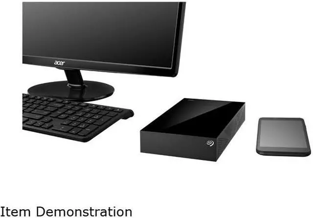 Alt view image 4 of 5 - Seagate Backup Plus 4TB Desktop External Hard Drive USB 3.0 - STDT4000100 (Black)