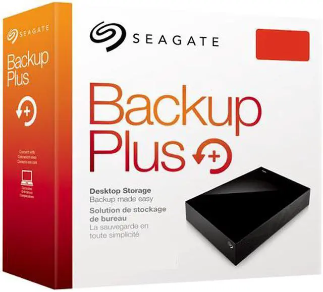 Alt view image 5 of 5 - Seagate Backup Plus 4TB Desktop External Hard Drive USB 3.0 - STDT4000100 (Black)