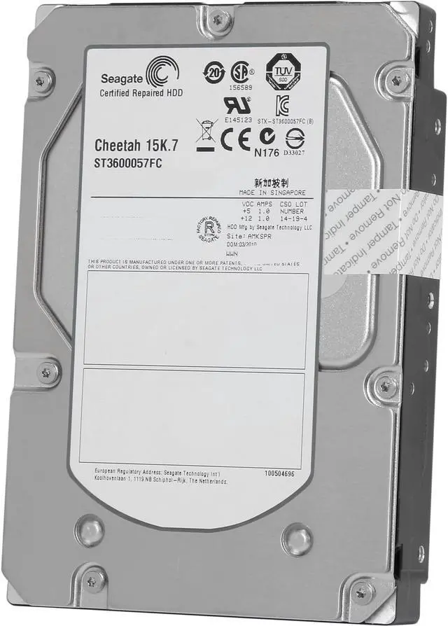 Main image of Seagate Cheetah ST3600057FC-FR 600GB 15000 RPM 16MB Cache Fibre Channel 4Gb/s 3.5" Internal Hard Drive Bare Drive