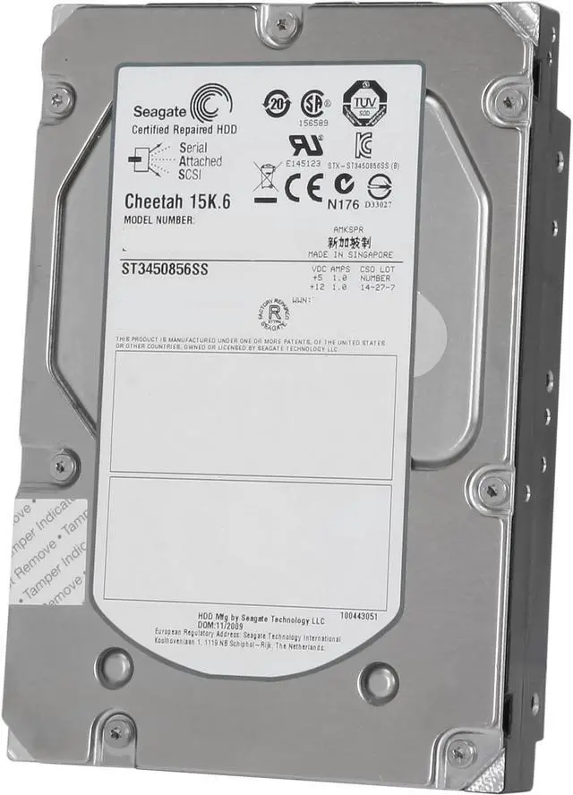 Main image of Seagate Cheetah ST3450856SS-FR 450GB 15000 RPM 16MB Cache SAS 3Gb/s 3.5" Internal Hard Drive