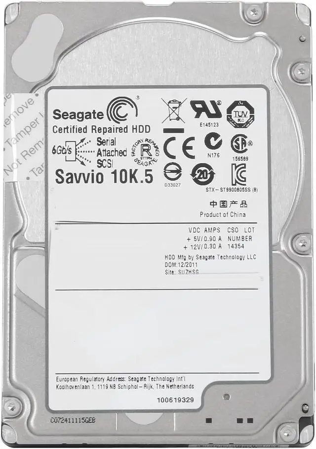 Alt view image 2 of 4 - Seagate (DELL-OEM) Savvio 10K.5 ST9300605SS 300GB 10000 RPM 64MB Cache SAS 6Gb/s 2.5" Internal Enterprise Hard Drive Bare Drive
