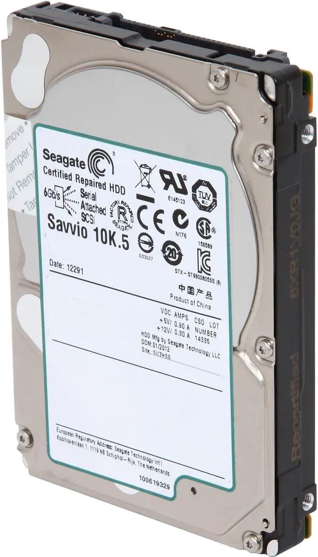 Main image of Seagate Savvio 10K.5 ST9600205SS 600GB 10000 RPM 64MB Cache SAS 6Gb/s 2.5" Internal Enterprise Hard Drive Bare Drive