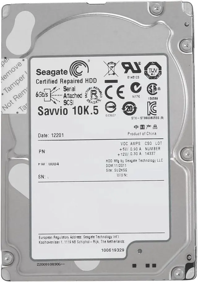 Alt view image 2 of 4 - Seagate Savvio 10K.5 ST9900805SS 900GB 10000 RPM 64MB Cache SAS 6Gb/s 2.5" Internal Enterprise Hard Drive Bare Drive