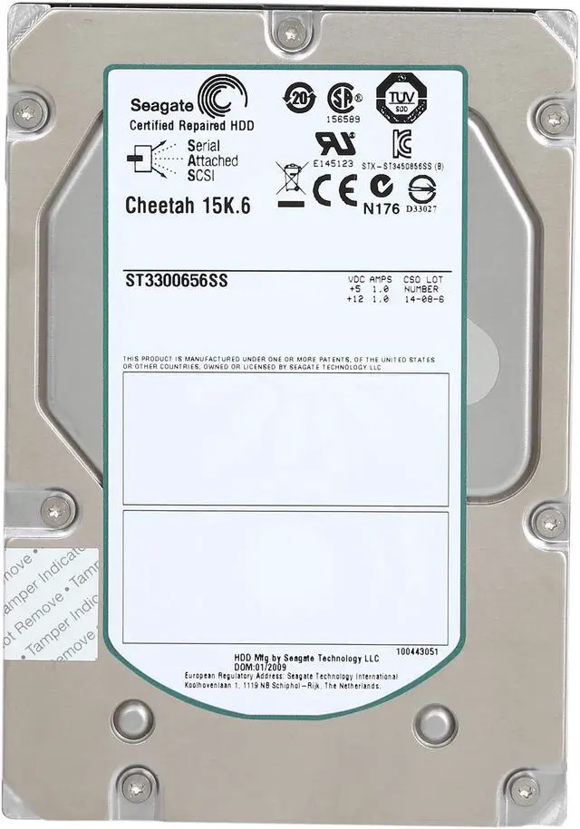 Alt view image 2 of 5 - Seagate Cheetah 15K.6 ST3300656SS 300GB 15000 RPM SAS Internal Hard Drive Bare Drive