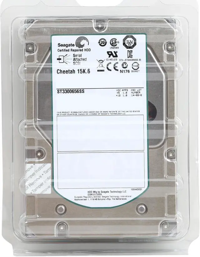 Alt view image 5 of 5 - Seagate Cheetah 15K.6 ST3300656SS 300GB 15000 RPM SAS Internal Hard Drive Bare Drive