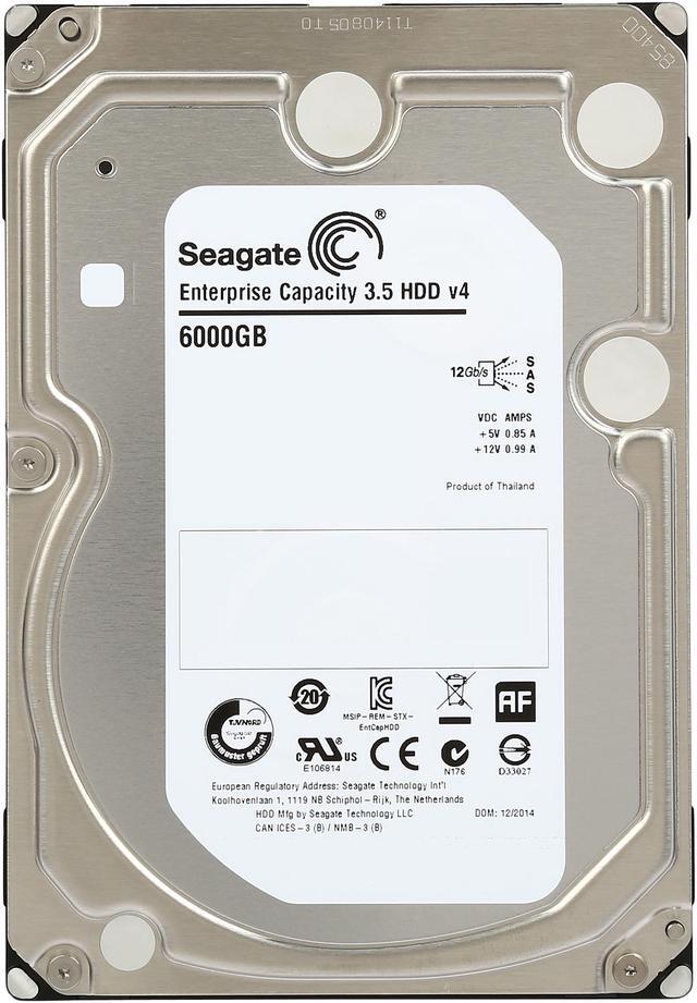 Seagate 6TB Enterprise Desktop Hard Disk Drive 7200 RPM SAS 12Gb/s 128MB  3.5