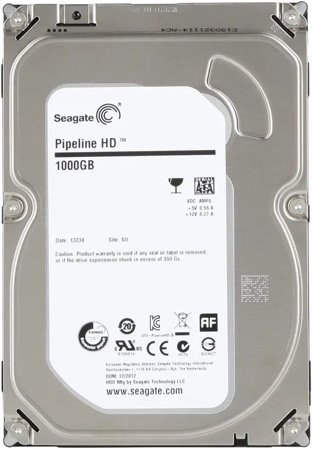 Alt view image 2 of 4 - Seagate Video ST1000VM002 1TB 5900 RPM 64MB Cache SATA 3.0Gb/s 3.5" Internal Hard Drive Bare Drive