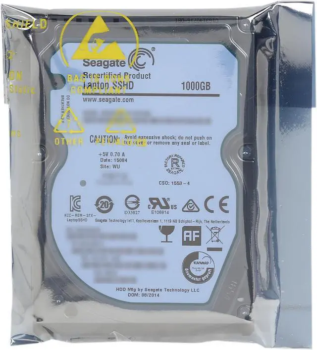 Alt view image 5 of 5 - Seagate ST1000LM014 1TB 64MB Cache SATA 6.0Gb/s 2.5" Laptop SSHD Bare Drive