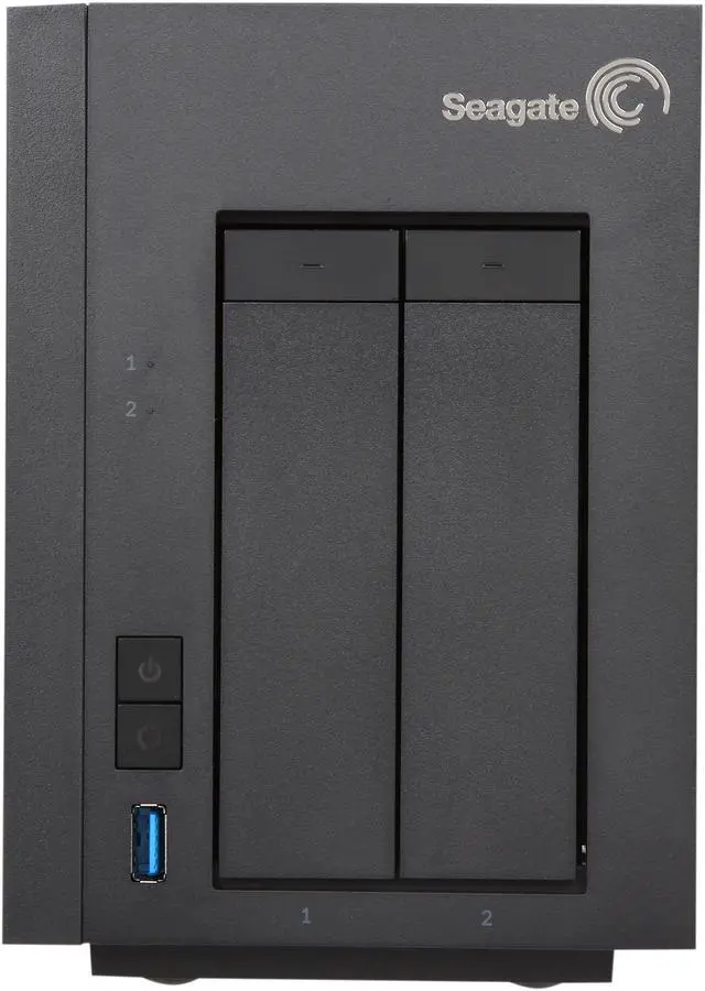 Alt view image 2 of 7 - Seagate STCT10000100 10TB NAS 2-Bay Network Storage