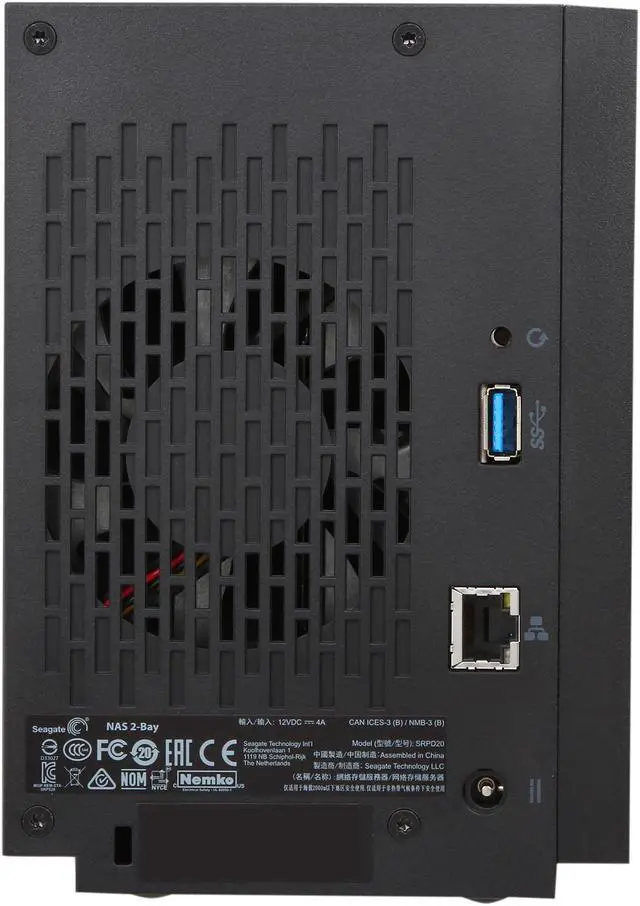 Alt view image 4 of 7 - Seagate STCT10000100 10TB NAS 2-Bay Network Storage