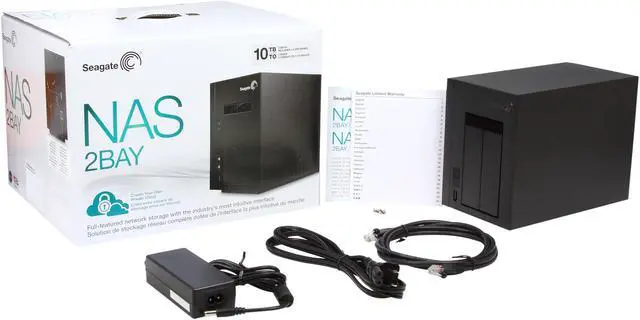 Alt view image 7 of 7 - Seagate STCT10000100 10TB NAS 2-Bay Network Storage