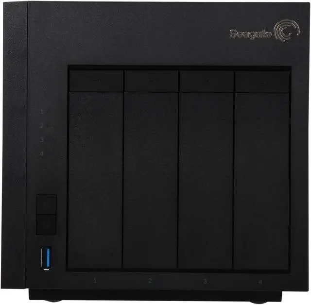 Alt view image 2 of 7 - Seagate STCU100 Diskless System NAS 4-Bay Network Storage