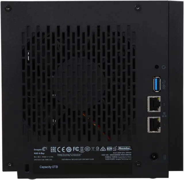 Alt view image 4 of 7 - Seagate STCU100 Diskless System NAS 4-Bay Network Storage