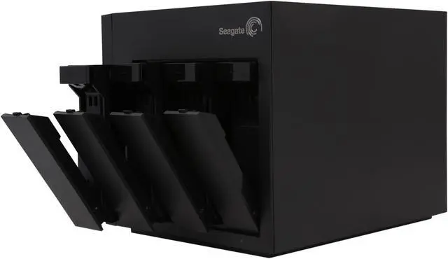 Alt view image 6 of 7 - Seagate STCU100 Diskless System NAS 4-Bay Network Storage