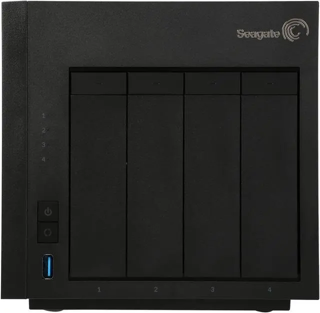 Alt view image 2 of 7 - Seagate STCU4000100 4TB NAS 4-Bay Network Storage