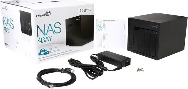Alt view image 7 of 7 - Seagate STCU4000100 4TB NAS 4-Bay Network Storage