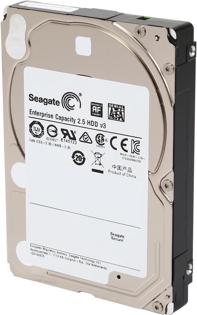 Seagate Exos 7E2000 1TB 512e SATA 6Gb/s 7200 RPM 2.5-Inch Enterprise Hard  Drive (ST1000NX0313) Laptop Internal Hard Drives